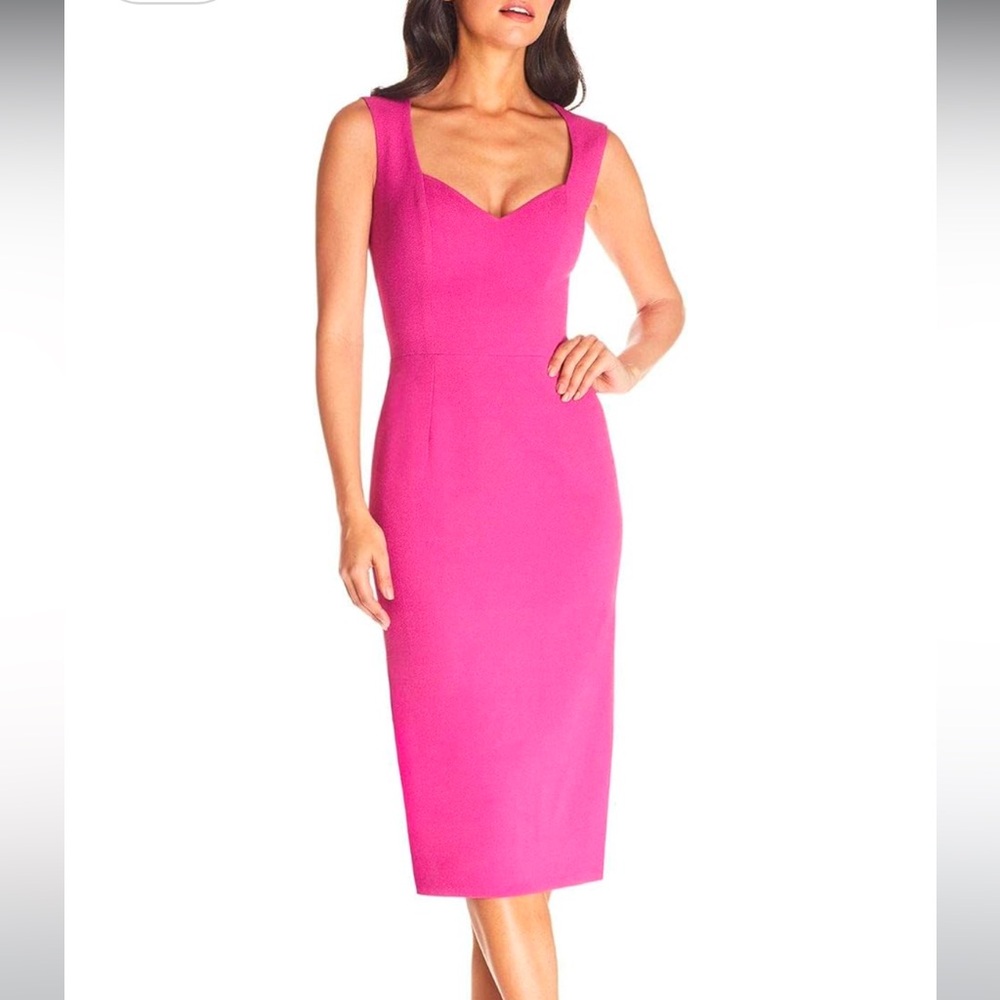 Dress the Population Elle Sweetheart Sleeveless Bodycon Midi Dress - XSMALL NWT